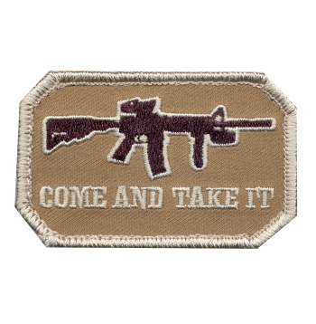 Come and Take It Patch is embroidered with the text "Come and Take It"