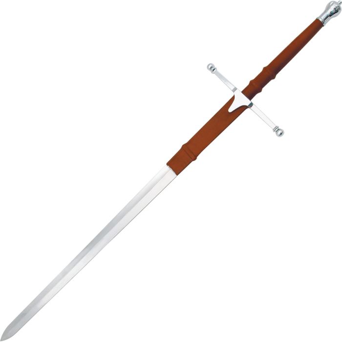 Wallace Sword with Brown Leather Wrapped Handle