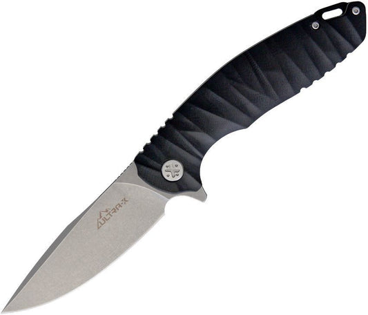 Ultra X Knives Ripple Grip Black