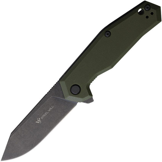 STEEL WILL Tenet 2 Linerlock OD Green